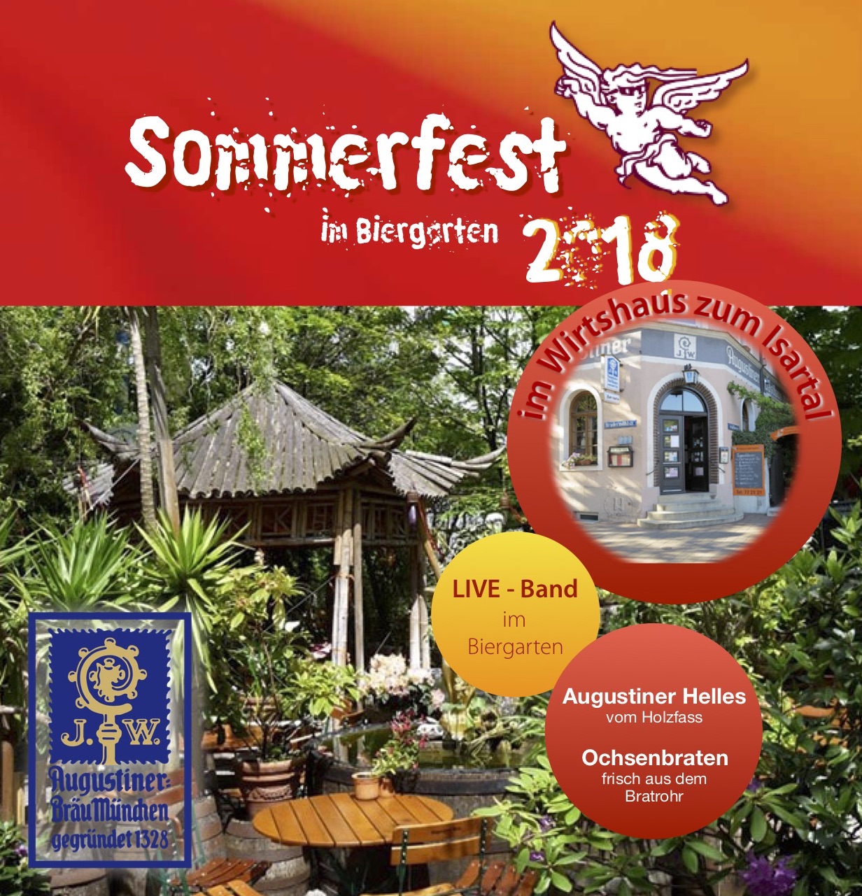 Sommerfest im Biergarten